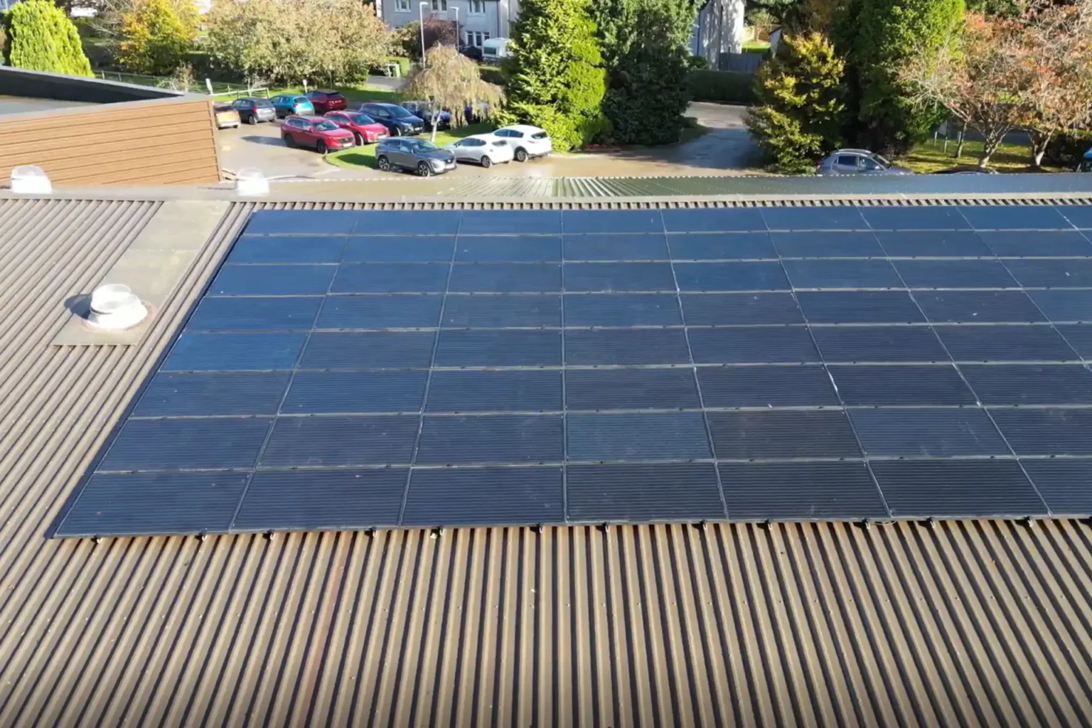 Commercial and industrial solar site in Scotland