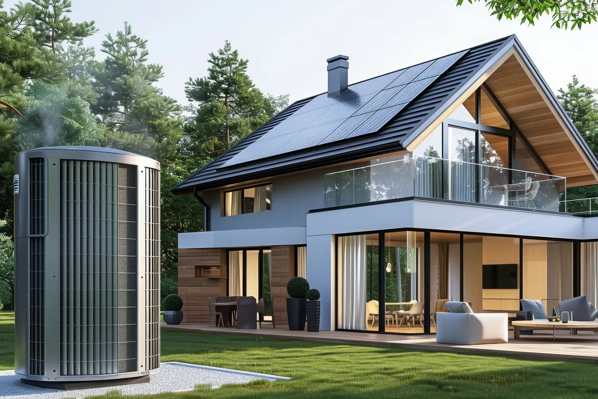 Main heat pump solar installations scotland