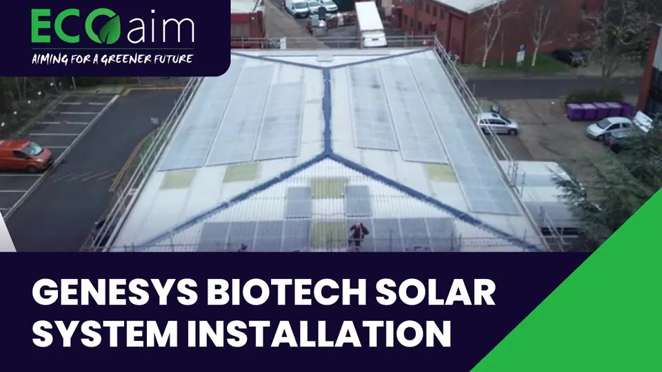 Genesys Biotech Solar System Installation by Ecoaim