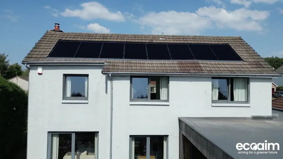 Inset Domestic Solar Panel System